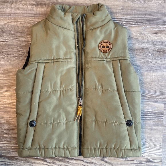 NWOT Baby TIMBERLAND Puffer Logo Vest 12 Mth - Picture 2 of 4